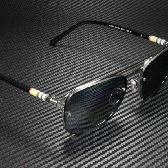 NEW Burberry Gunmetal 56mm Sunglasses! NIB! - Picture 4 of 4